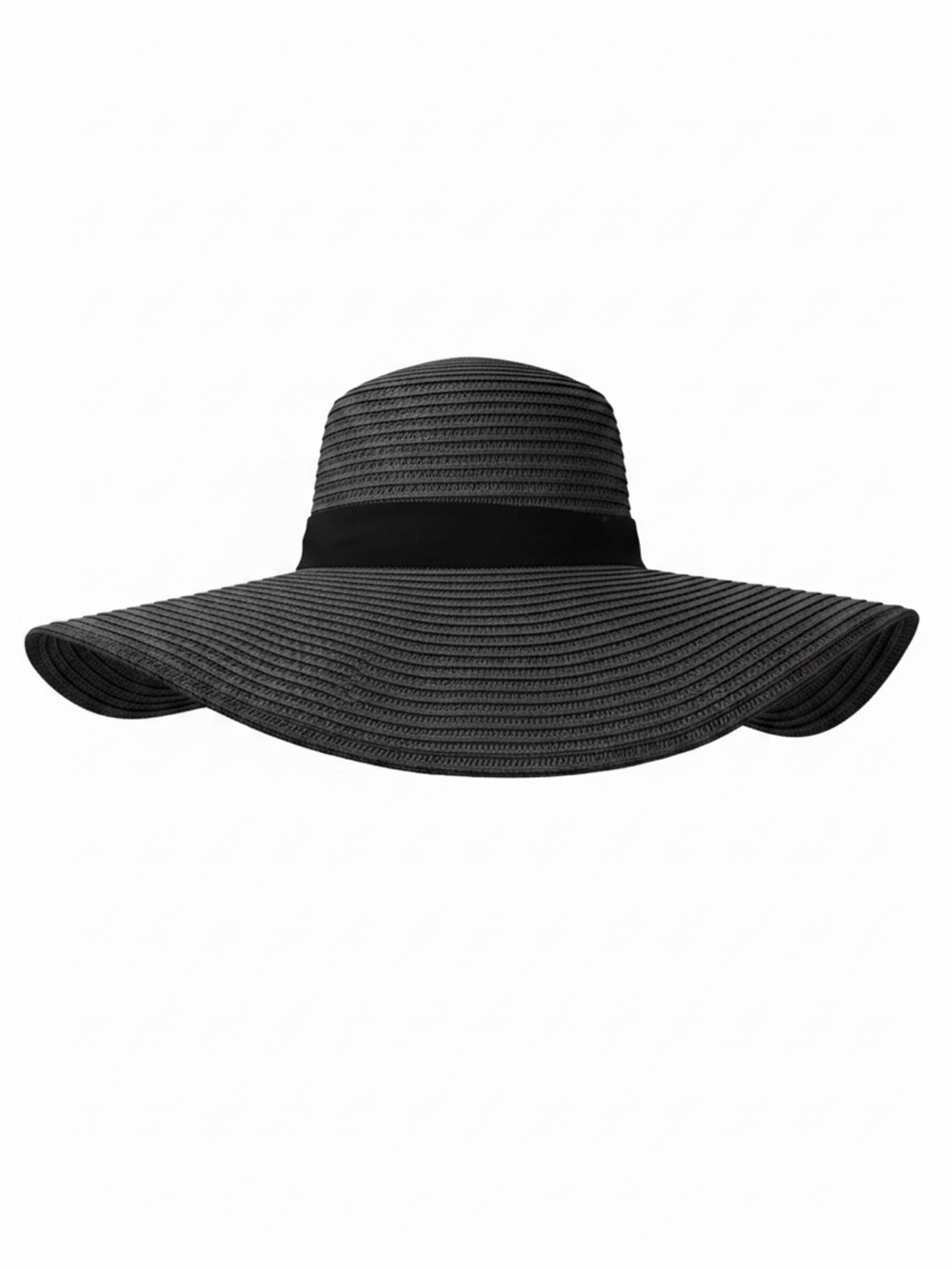 SENKER FASHION • Straw Beach Hat Floppy Foldable Roll-Up Vacation UPF 50+